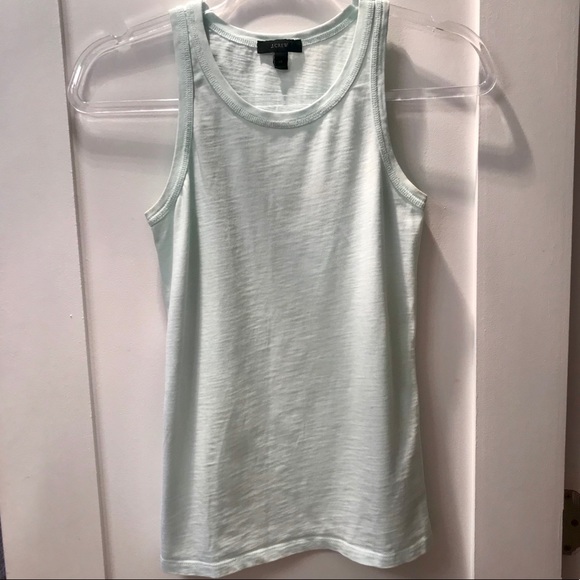 J. Crew Tops - Jcrew Faded Mint Color Tank